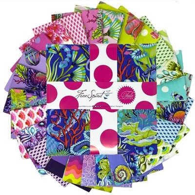 Floral Reef 10'' Layer Cake by Tula Pink for Free Spirit Fabrics