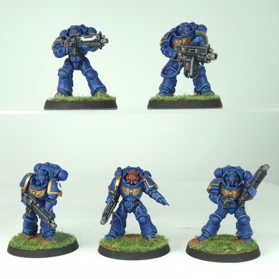 Heavy Intercessors Painted Ultramarines Space Marines Primaris Warhammer 40k