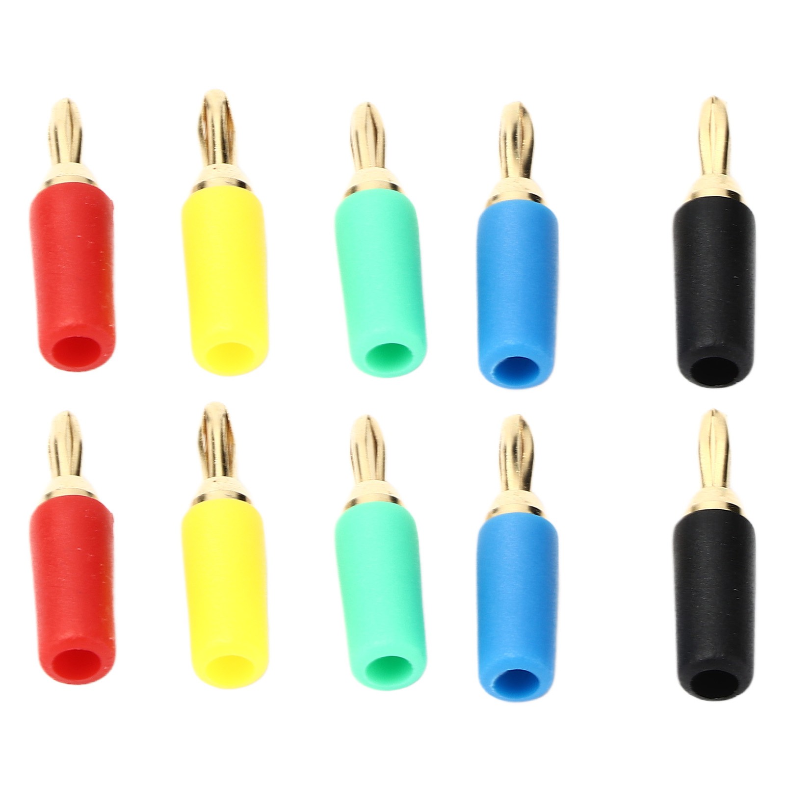 2.5mm Banana Plugs Brass Gold Plated Soldering Banana Connector Assortment For S