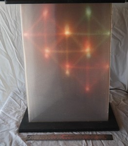 Vtg 18 1/2" tall 1970's Light organ by Saturn D-18 Audio Modulated Disco (READ)