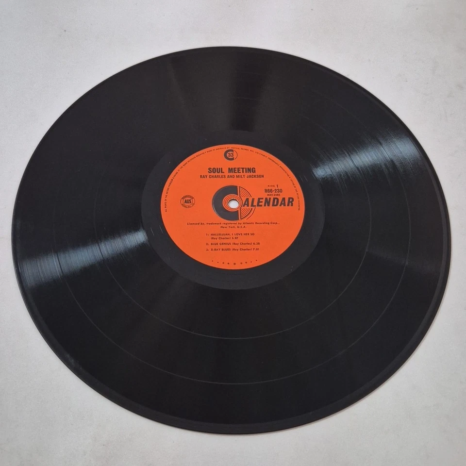 RAY CHARLES & MILT JACKSON 'Soul Meeting' 12" Vinyl LP Record Record MONO - Image 3 of 4