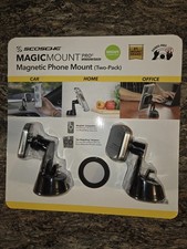 $50 Value🌟 Scosche MagicMount Pro2 Magnetic Phone Mount for Car Home, 2 Pack