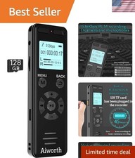 136GB Digital Voice Recorder Voice Activated Recorder for Lectures Meetings -...