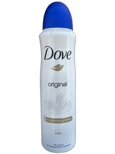 Dove ORIGINAL Antiperspirant Moisturizing Cream 150ml = 5oz. 0% Alcohol (1 Pack)