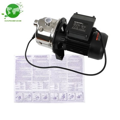 1.2HP 1209GPH 115V Shallow Well Jet Pump Stainless Steel Irrigation Pump