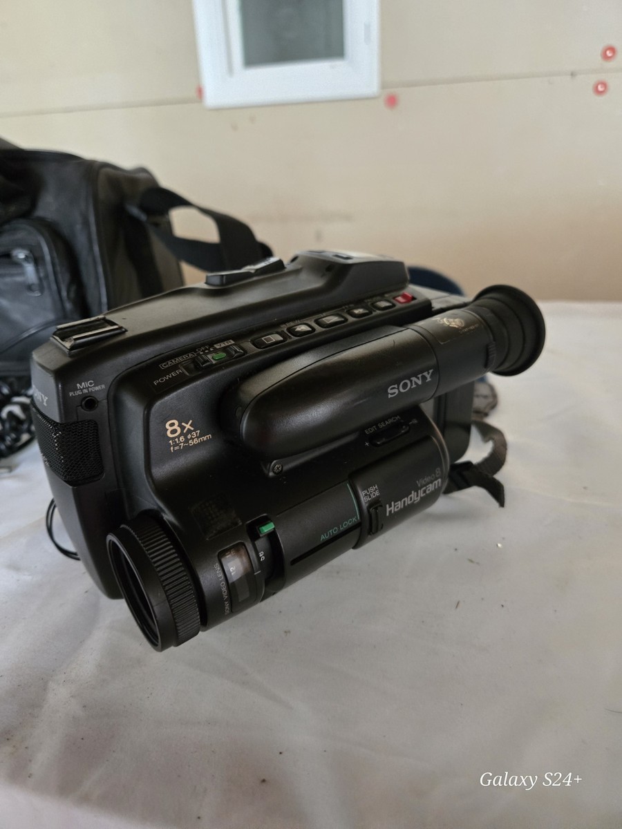 その他 SONY handycam video 8 CDD-TR75 Vintage Sony Handycam CCD-TR75 8mm Video Camcorder Camera