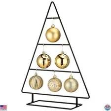 16 Inch Ornament Display Stand Metal Xmas Decorative Tabletop Ornament Christmas