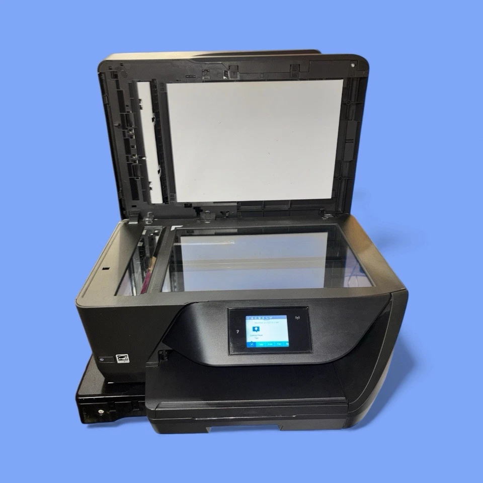 HP Officejet Pro 6968 Inkjet All-in-One Printer All Ink Replaced Works Great - Image 2 of 2