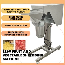 220V Commercial Fruit and Vegetable Crushing Machine Electric Vertical Shredder