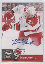 2014-15 Upper Deck AHL Auto Keegan Lowe #40 Auto 0a3