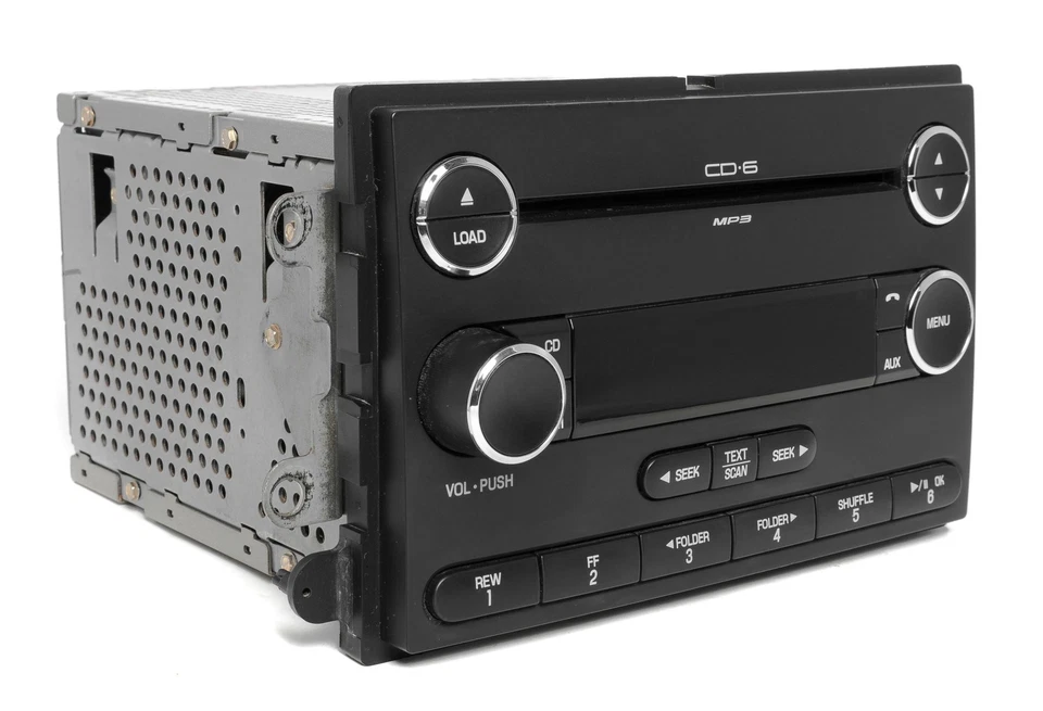 Lincoln MKX 2009-10/2009 Ford Edge AM FM Radio MP3 con 6 discos CD 9T4T-18C815-GB Foto 4 de 4