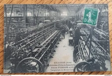 Aix en Othe - Intérieur d'Usine de Bonneterie (Usine Furgon) - Vue générale des