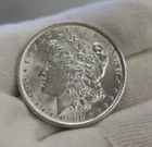 1890 US Morgan Silver Dollar $1 AU+