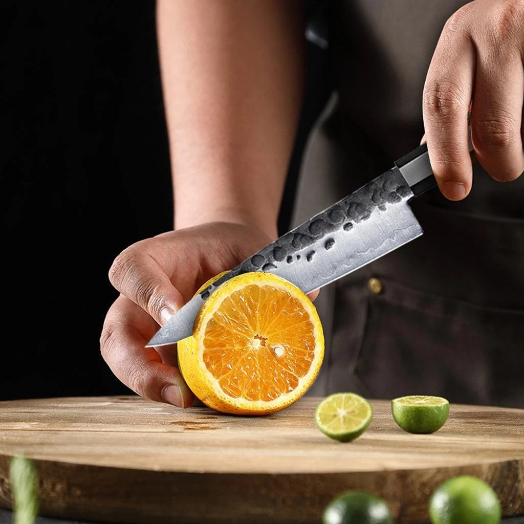 5.5" Japanese Petty Knife 3 Layer Steel Chef Utility Paring Rosewood Handle Tool
Opens in a new wind