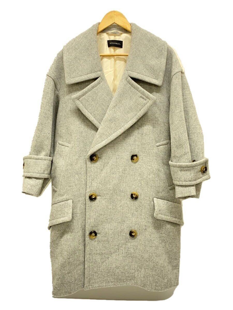 ALTRA TSI (San A International) altro cappotto 36 lana GRIGIO 535 3252905