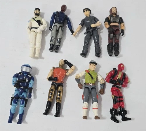 X-939 VINTAGE 1980'S HASBRO GI JOE ACTION FIGURE LOT ZARTAN FROSTBITE ETC