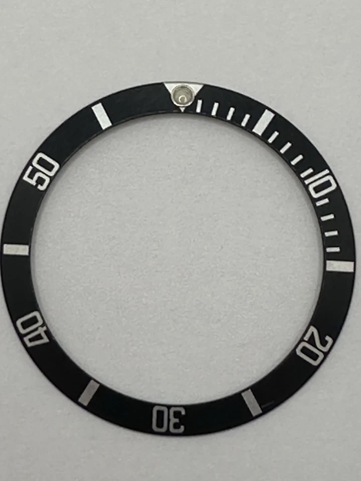 Inserto de bisel Rolex Submariner 100 % genuino vintage para 166610, 14060 y 16800 Foto 3 de 4