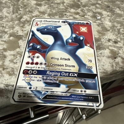 charizard pokemon card gx stage 2 sv3 Expansion Pack Ruler of Black Flames ex RR (066/108) Pokemon Card Dark : Toys & Games holofoil pattern or surface detail) PKM Cards Holographic Charizard Ex