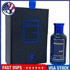 Bharara Bleu 3.4/3.3 oz Edp Spray For Men NEW