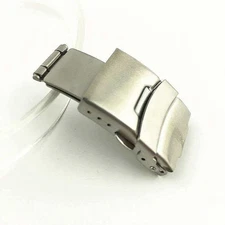18/20/22/24mm Stainless Steel Deployment Clasp Buckle Watch Strap Band