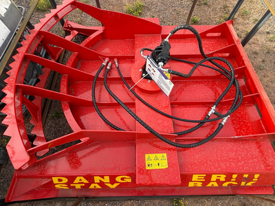 New Top Cat 72'' Skidsteer 3 Blade Brush Hog Cutter Forestry Mower