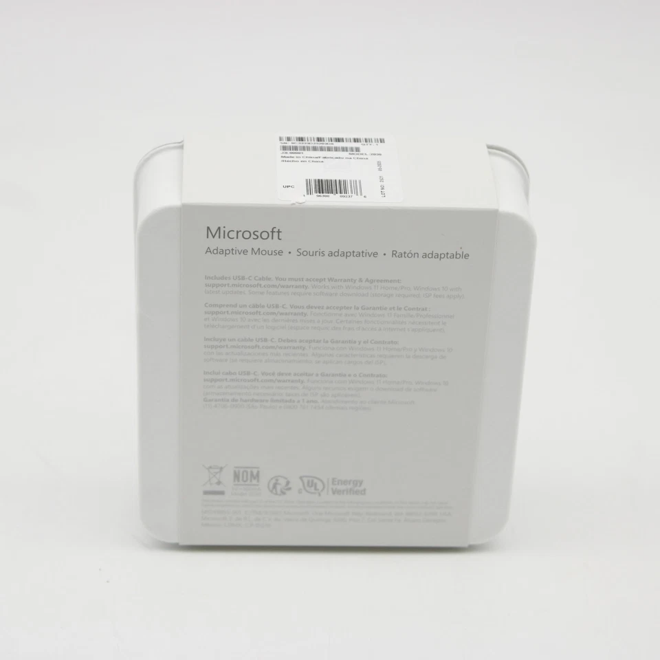 Microsoft (2030) Adaptive Mouse With Tail/Support Attachment In Black - Image 3 of 4