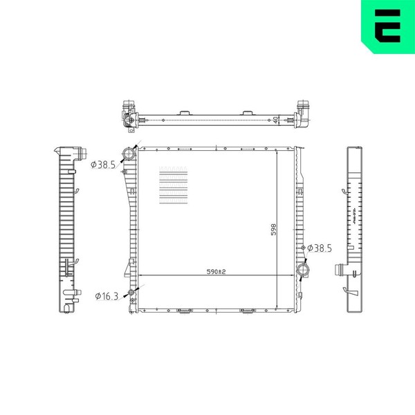 ERA MotorküHler WasserküHler KüHlmittelküHler FüR BMW X5 3.0D 4.4I 4.8Is-image