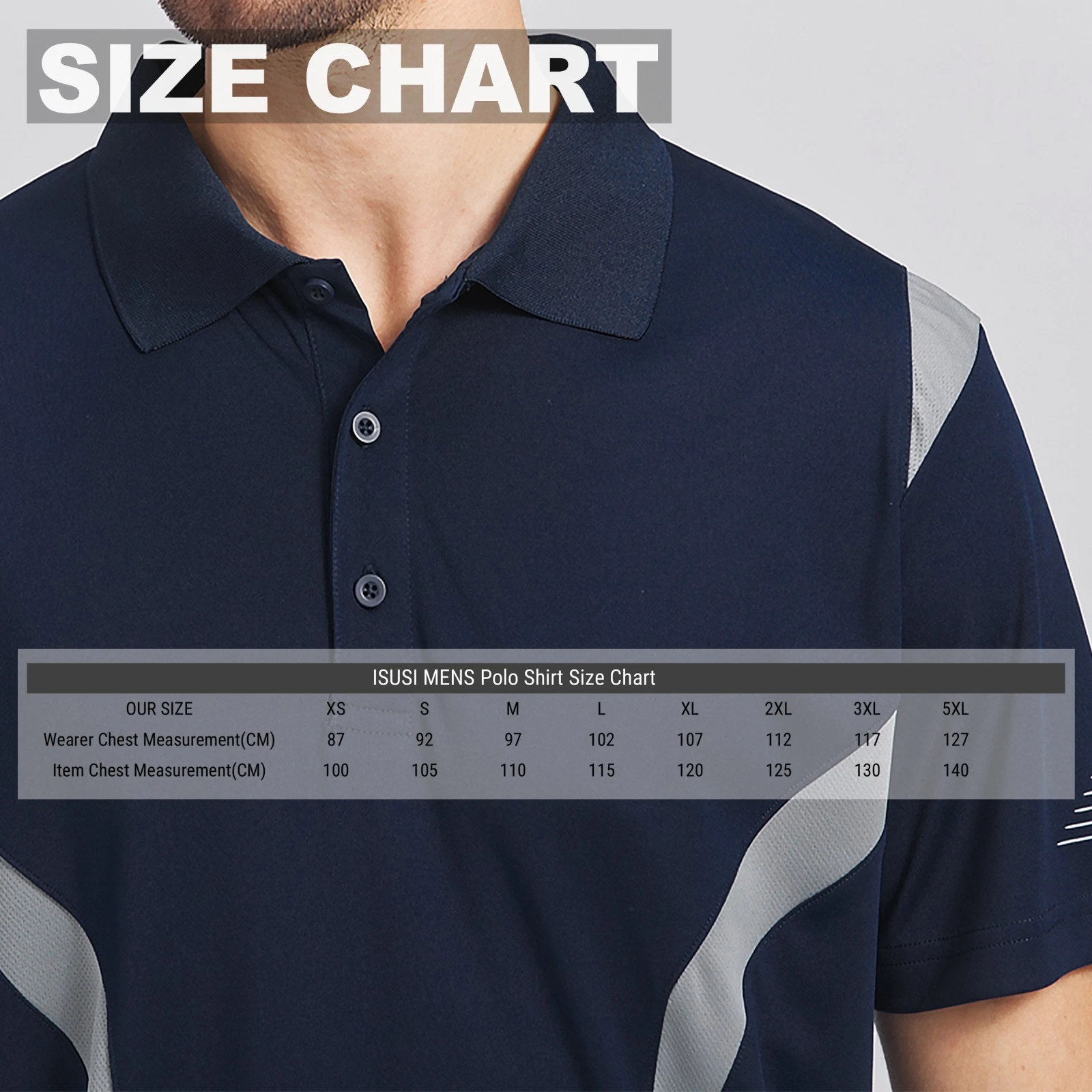 Size Chart – ISUSI Polo Shirt
