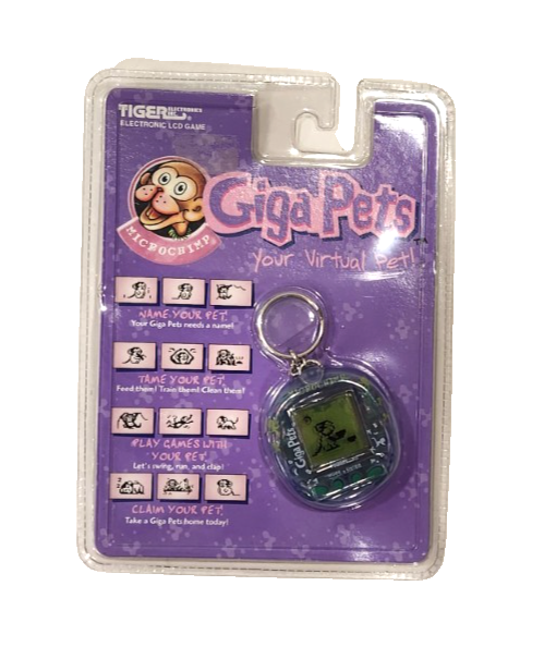 Giga Pets Microchimp Monkey Virtual Pet Tiger Electronics 1997 for