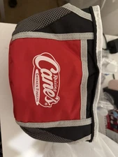 Raising Cane's Insulated Cooler Lunch Box Adjustable Bag Strap Clean Six Pack