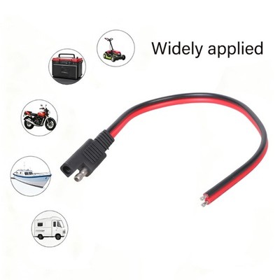 SAE Power Cable 30cm/100cm 14AWG Copper Wire for Automotive Battery Lawn