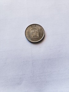 Venezuela UNC Coin 5 Centimos 1986 Copper-nickel clad steel 18.5mm 2gr. UNC