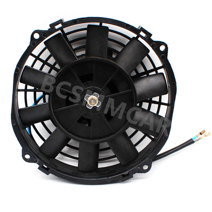 8in Car Slim Fan Push Pull Electric Radiator Cooling 12V Mount Auto ...
