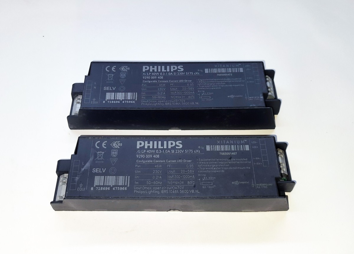 Philips 9290009408 XITANIUM LED Driver Xi LP 40W 0.3-1.0A S1 230V