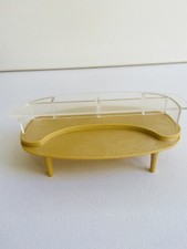 SYLVANIAN FAMILIES CAKE SHOP Spares LARGE Glass DISPLAY STAND Counter Calico VGC