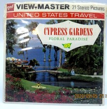 View Master A969, Cypress Gardens Floral Paradise, GAF, 3 Reel Set