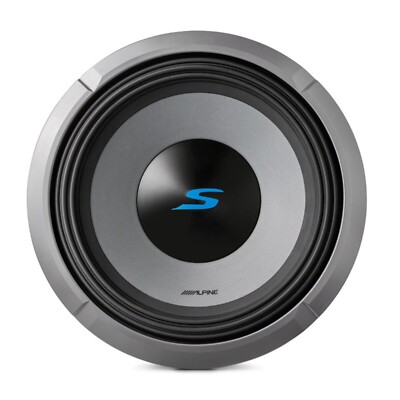 Alpine S-Series S2-W12D2 - 12'' 30cm 1800W Dual 2 Ohm Subwoofer Tieftöner