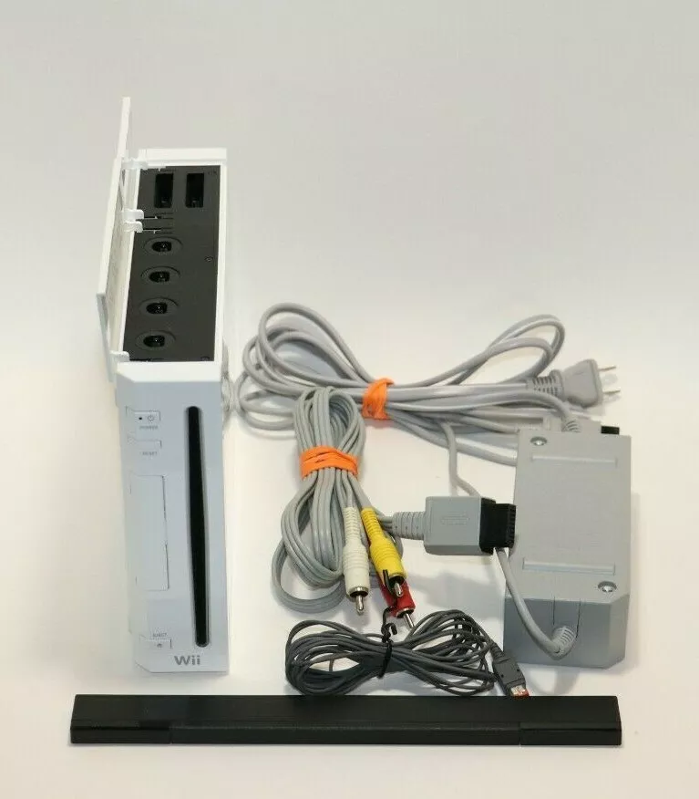 Hiring cloth dishonest Nintendo Wii Gaming Console Sensor +Cords Gamecube Compatible White RVL-001(USA) | eBay Hiring cloth dishonest Nintendo Wii Gaming Console Sensor +Cords Gamecube Compatible White RVL-001(USA) | eBay