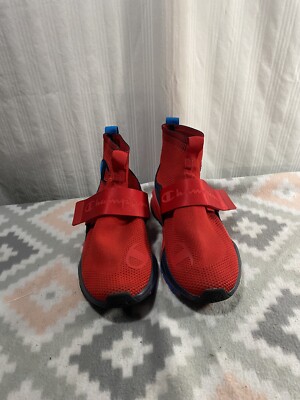 Champion Rally Lockdown Youth Hi Top Athletic Sneakers Shoes Red 7