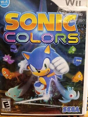 SONIC COLORS NINTENDO Wii / 2010 / RATED E FOR EVERYONE!!