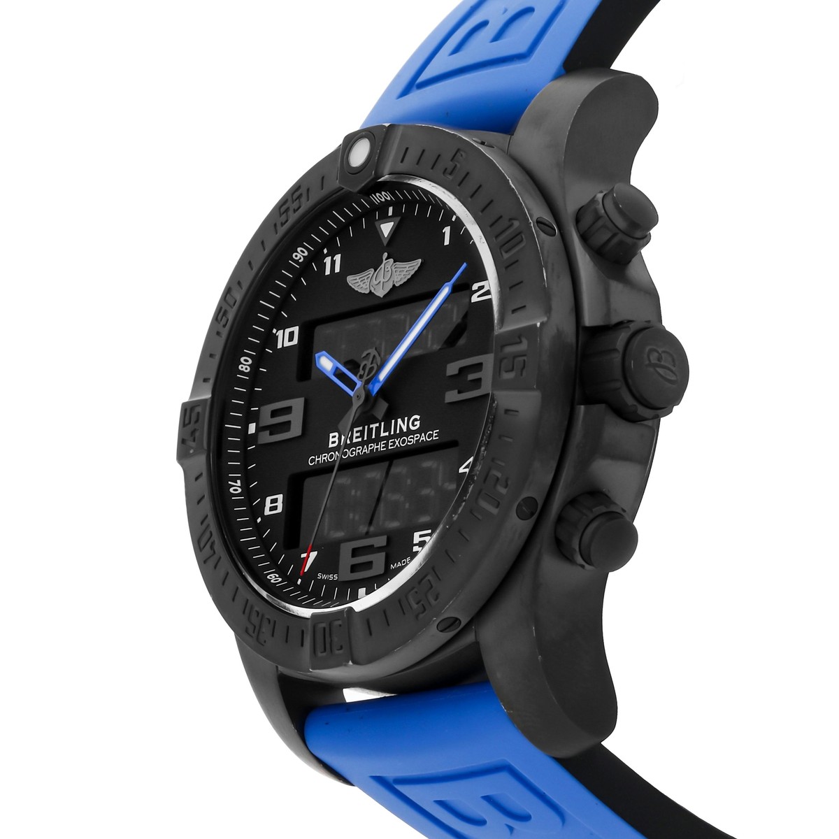 Breitling Exospace B55 Quarz Analog Digital 46mm Titan Armbanduhr  Vb5510h2/Be45