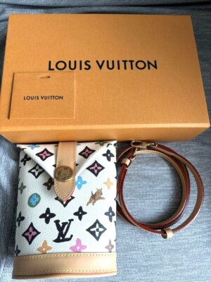 LOUIS VUITTON Envelope Pouch Bag M83343 Crossbody Purse Vanilla