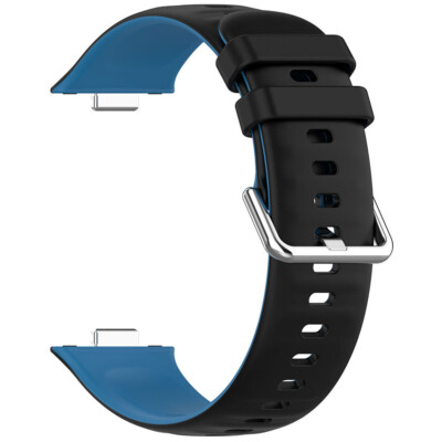 For HUAWEI Watch Fit3 Wristband Bracelet Watch Strap Silicone Bi-Color Strap