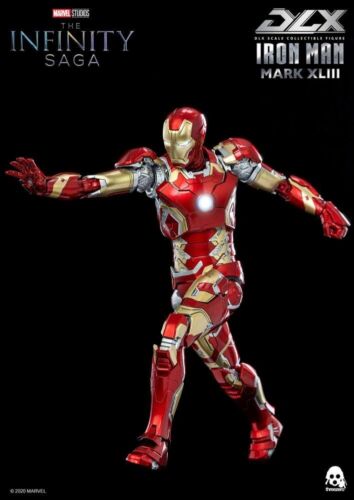 Infinity Saga Figura 1/12 DLX Iron Man Mark 43 16 cm THREEZERO 3Z0247 - Imagen 8 de 19