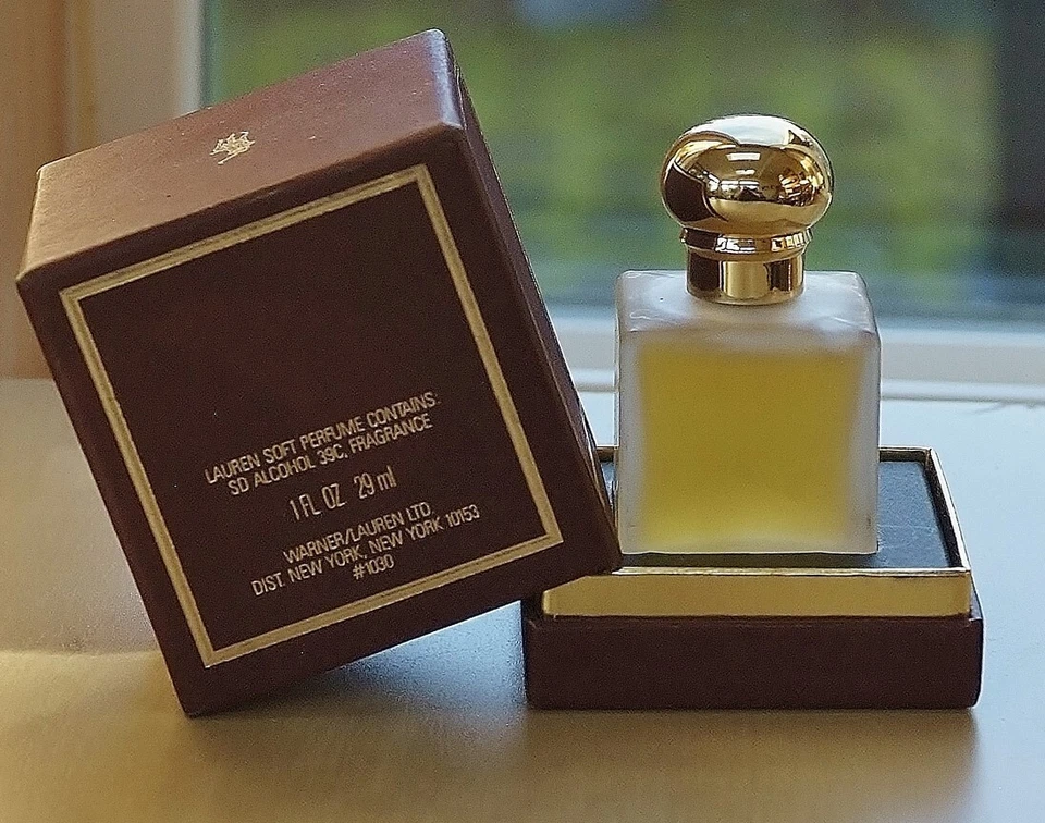 De colección * LAUREN por RALPH LAUREN * Splash PERFUME SUAVE 1 oz ~ 29 ml VERSIÓN ANTIGUA Warner Foto 2 de 4