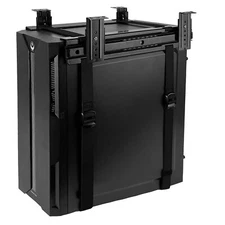 Under Desk Slide Out PC Mount with Anti-Scratch Sponge, Adjustable CPU Holder...