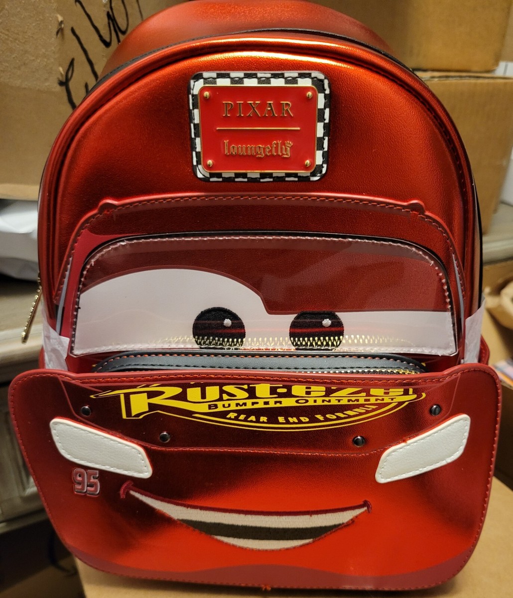 Loungefly Disney Pixar Cars Lightning McQueen Mini Backpack