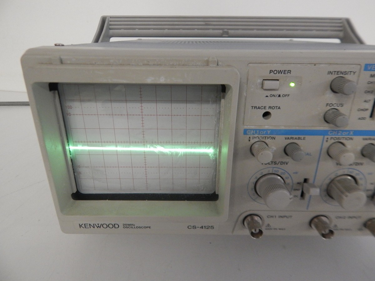 KENWOOD CS-4125 OSCILLOSCOPE 20MHz (IWJ39) | eBay KENWOOD CS-4125 OSCILLOSCOPE 20MHz (IWJ39) | eBay