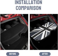 For MINI Cooper F56 R56 Accessories Rear Trunk Cargo Cover Pad Decorative Mat