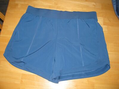 NWT Tek Gear Workout Gear Multipurpose Short Blue Mid Rise Poly/Spandex Size XXL